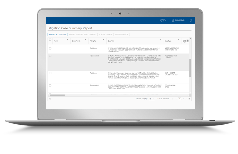 Case Summary Reports