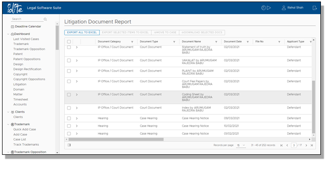 Document Report