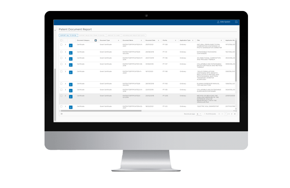 Patent Grant Management